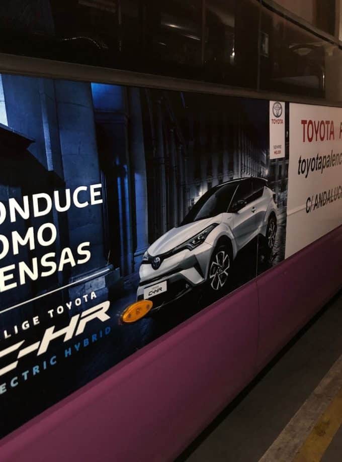 Publicidad en autobuses