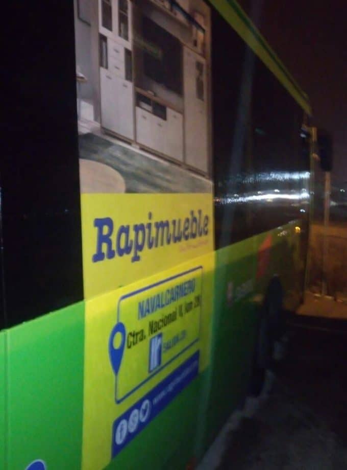 Publicidad en autobuses