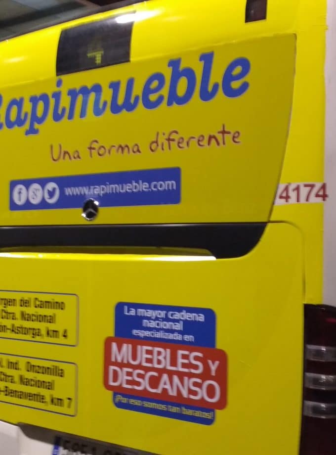 Publicidad en autobuses